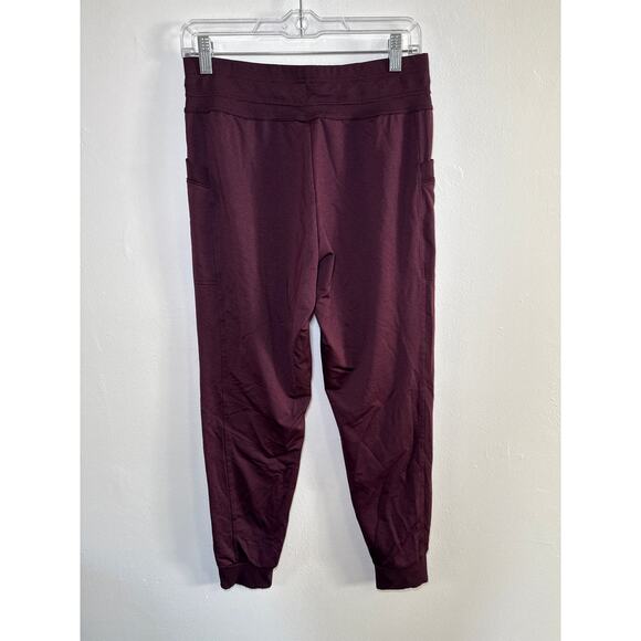 32 degrees maroon jogger tech fleece sweatpants womens small workout athleisure - Picture 3 of 9